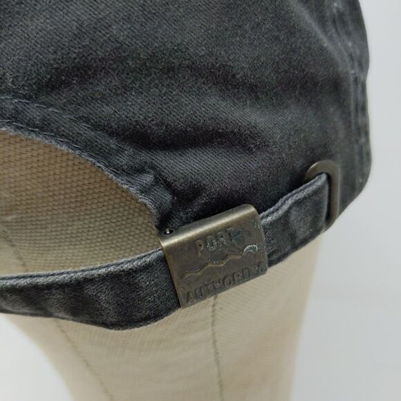 Port Authority Men's Pheasant Slideback Hat Gray Embroidered Logo - Picture 8 of 11